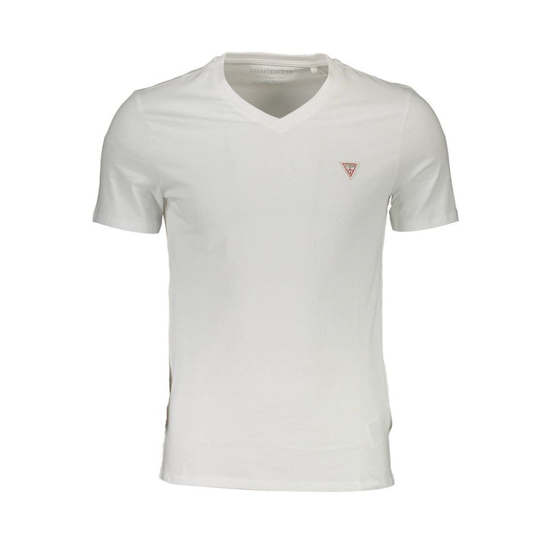 Guess Jeans White Organic Cotton Men T-Shirt