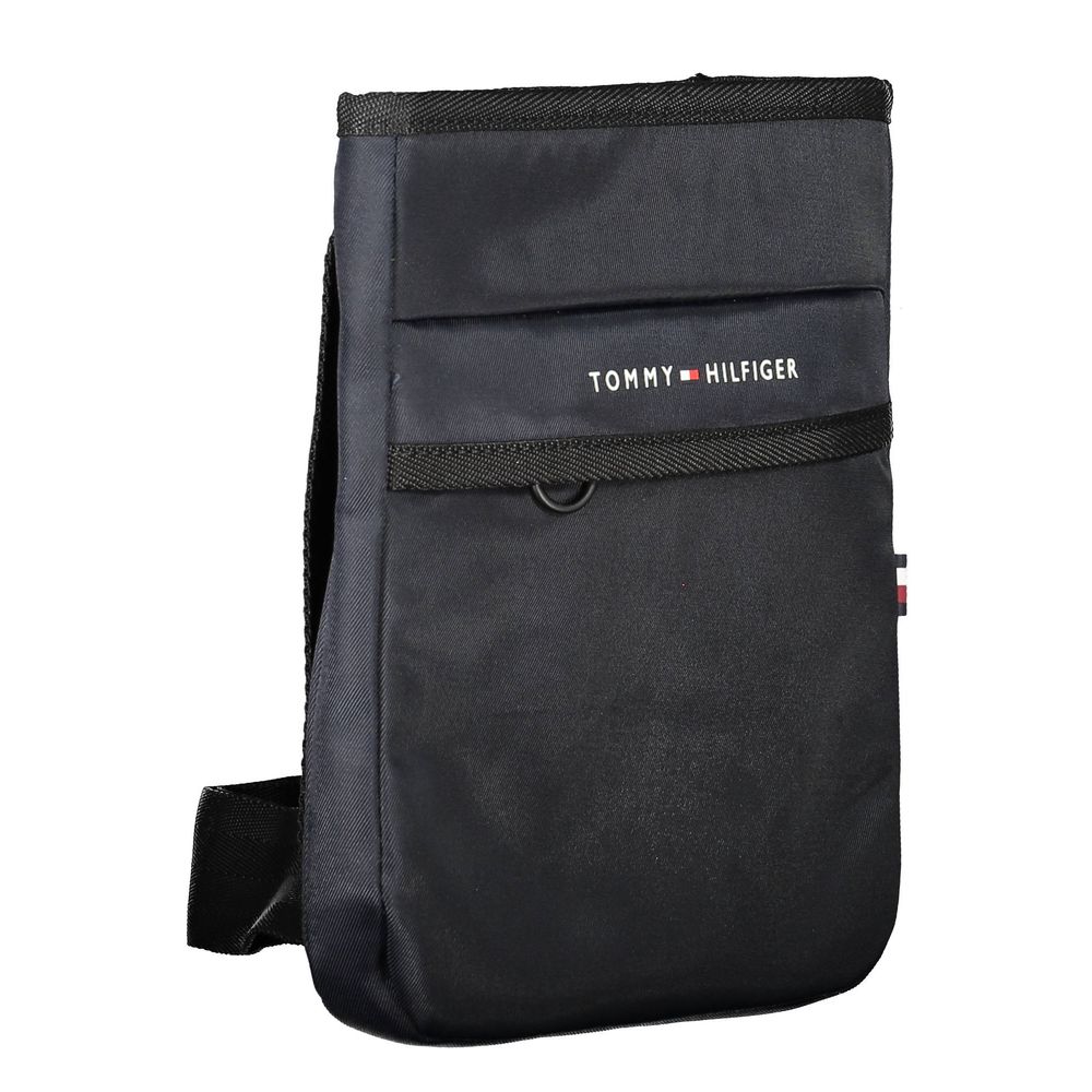 Tommy Hilfiger Blue Polyester Men's Shoulder Bag - ClickThatClicks 