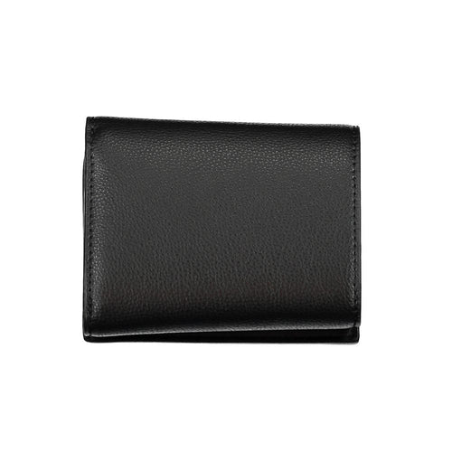 Tommy Hilfiger Black Polyurethane Women Wallet - ClickThatClicks 