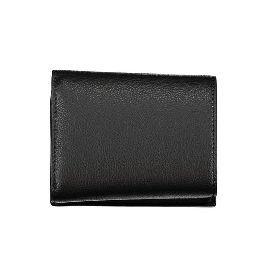 Tommy Hilfiger Black Polyurethane Women Wallet - ClickThatClicks 