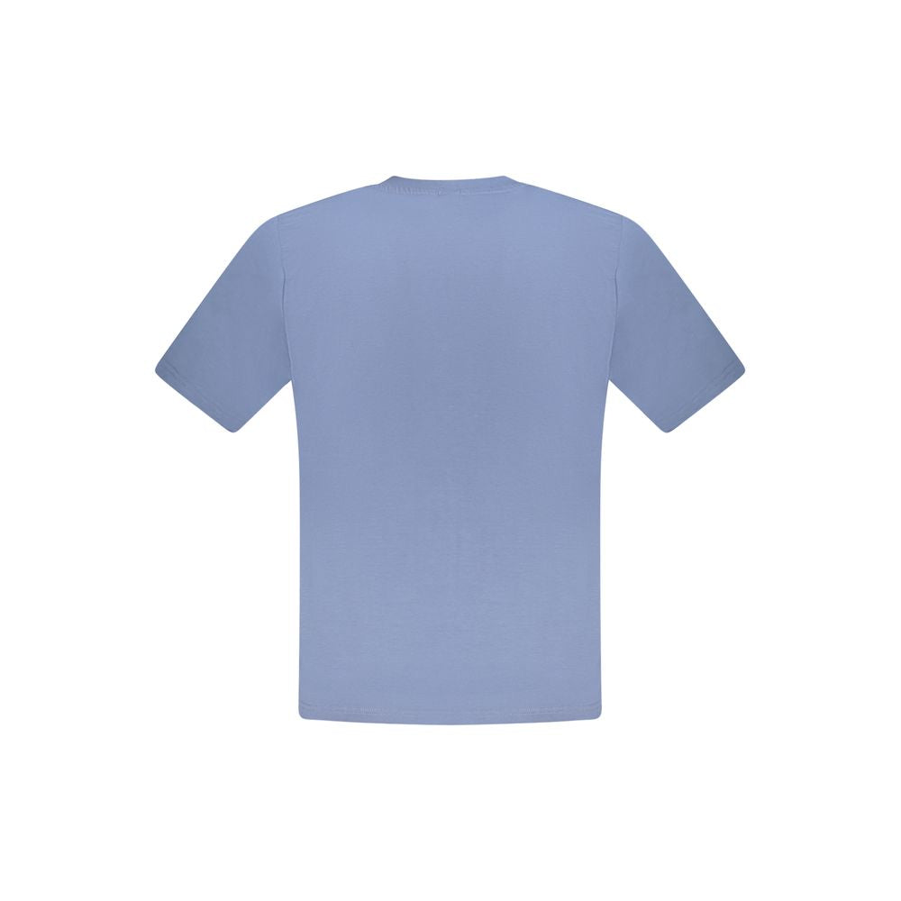 North Sails Blue Cotton Men T-Shirt - ClickThatClicks 
