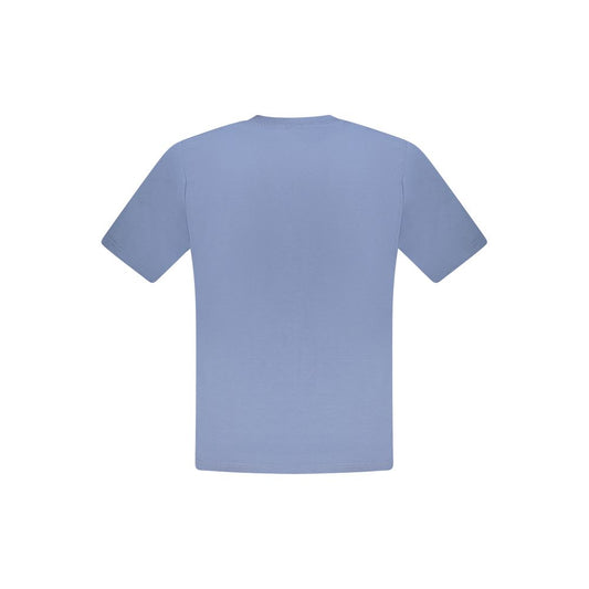 North Sails Blue Cotton Men T-Shirt - ClickThatClicks 