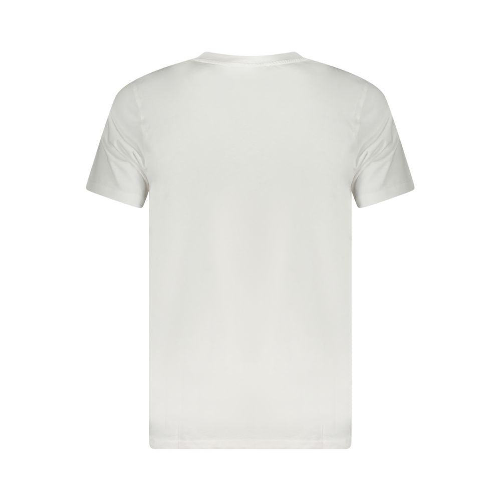 Cavalli Class Bianco Cotton Men T-Shirt - ClickThatClicks 