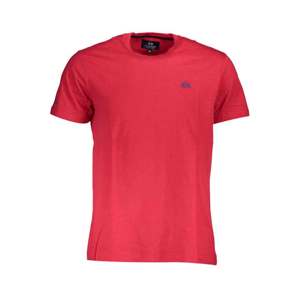 La Martina "Rosso Cotton Men's T-Shirt" - ClickThatClicks 