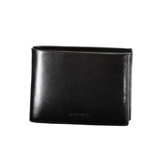 Calvin Klein Black Leather Men Wallet - ClickThatClicks 