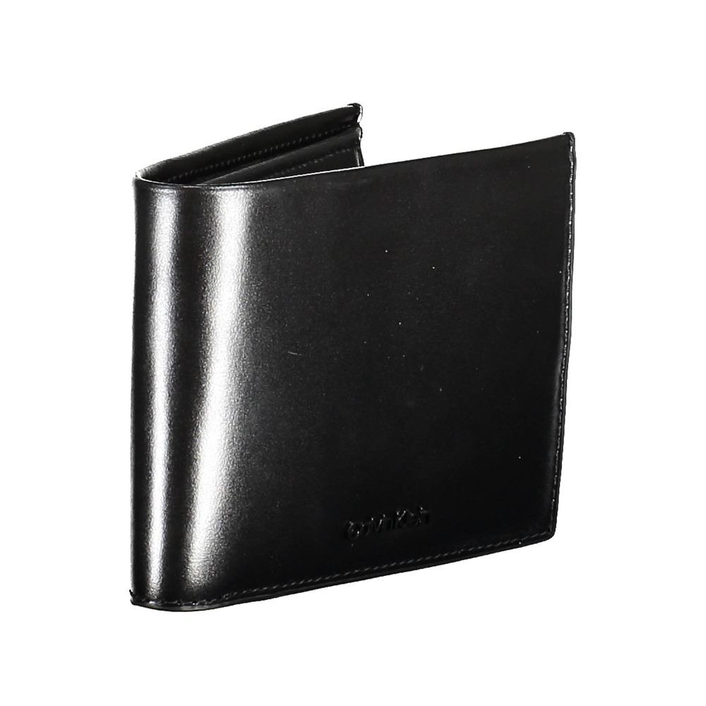 Calvin Klein Black Leather Men Wallet - ClickThatClicks 