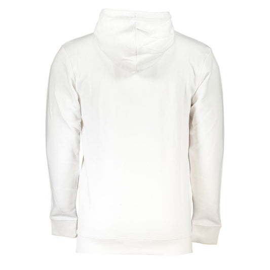 Cavalli Class Bianco Cotton Men Sweatshirt - ClickThatClicks 