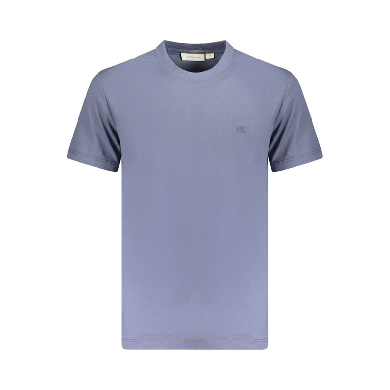 Calvin Klein Blue Cotton Men T-Shirt