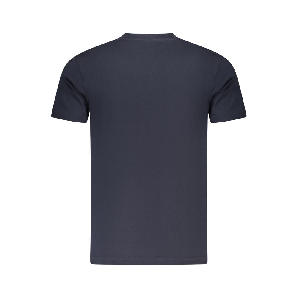 Cavalli Class Blue Cotton Men T-Shirt - ClickThatClicks 