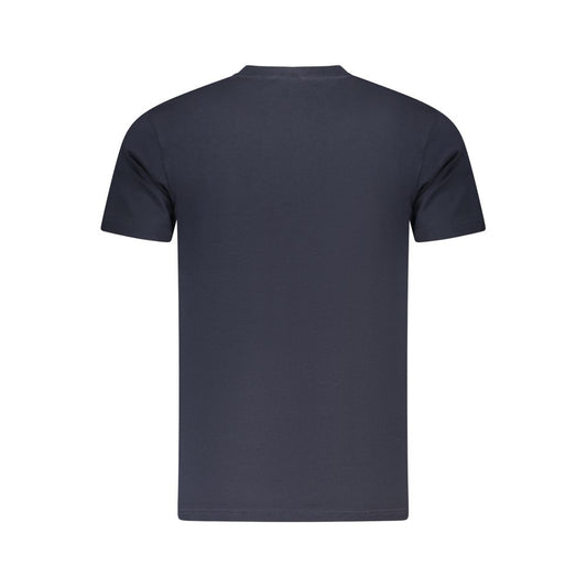 Cavalli Class Blue Cotton Men T-Shirt - ClickThatClicks 