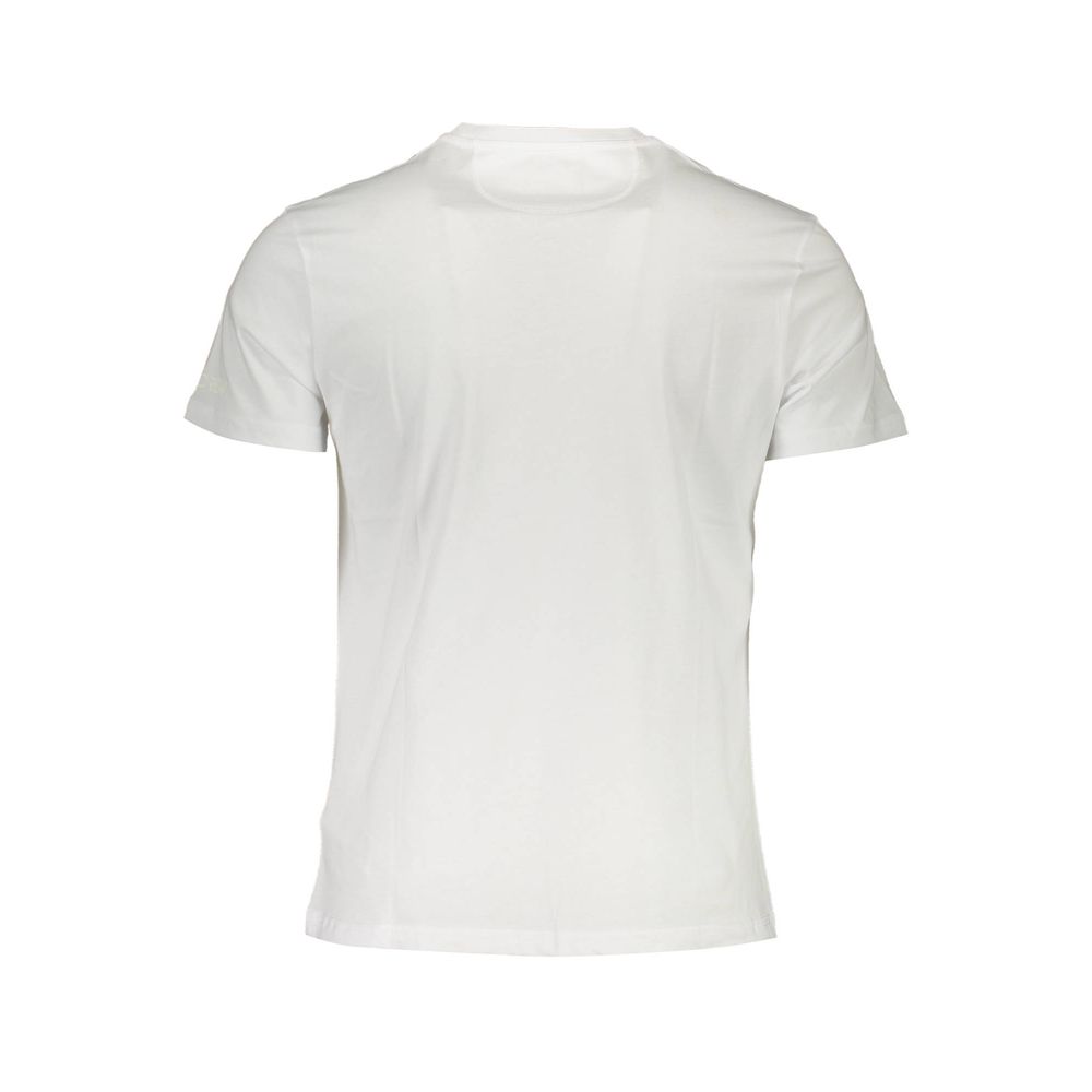 La Martina Bianco Cotton Men's T-Shirt - ClickThatClicks 
