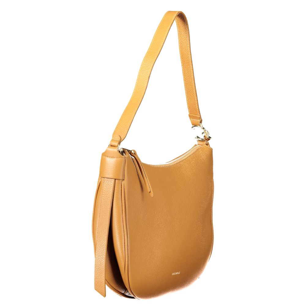 Coccinelle Marrone Leather Women Handbag - ClickThatClicks 