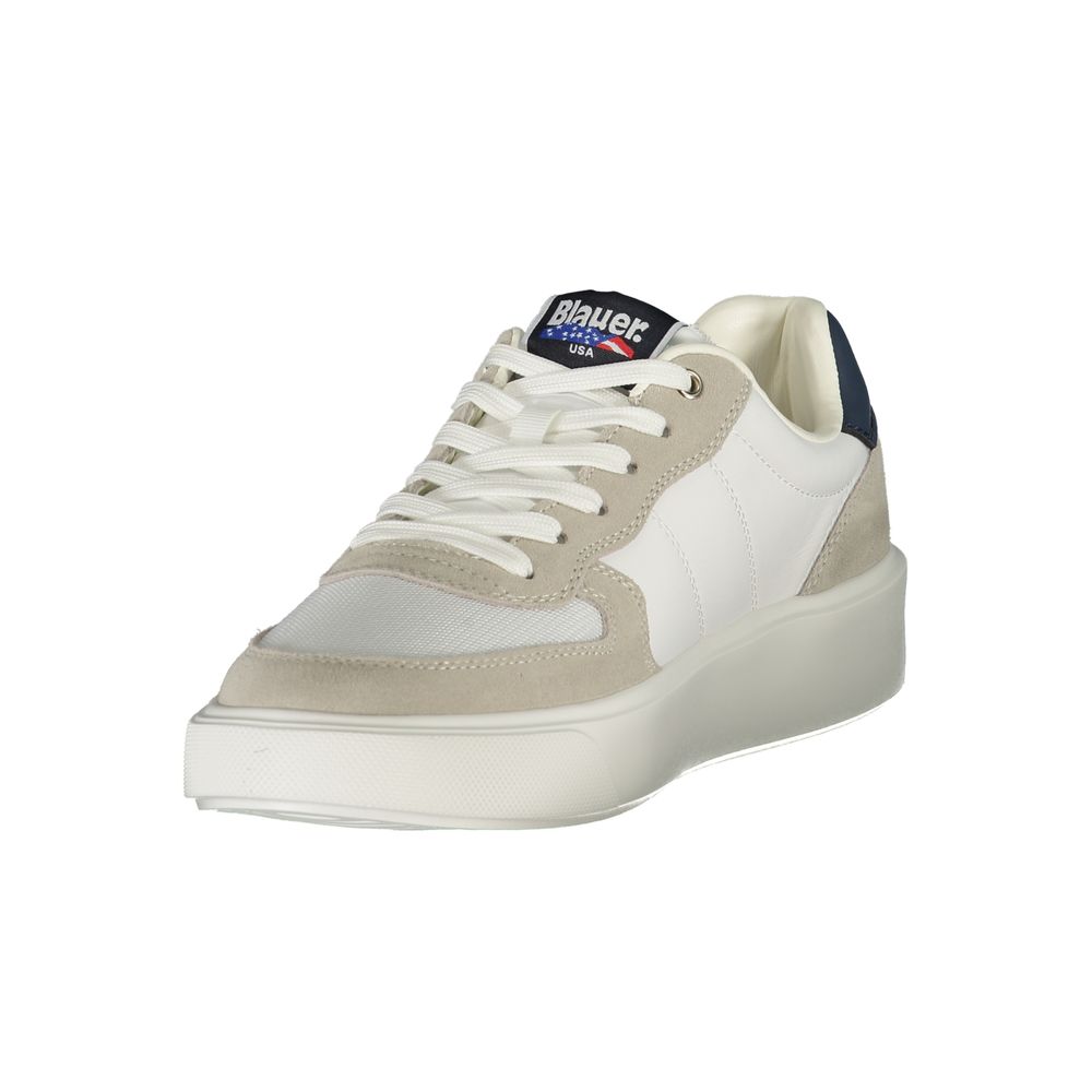 Blauer Bianco Polyurethane Men Sneaker - ClickThatClicks 