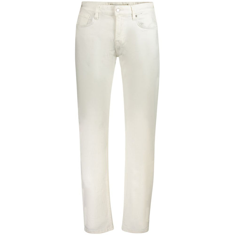 Guess Jeans White Cotton Mens Jeans