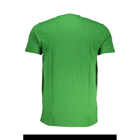 Cavalli Class Verde Cotton Men T-Shirt - ClickThatClicks 