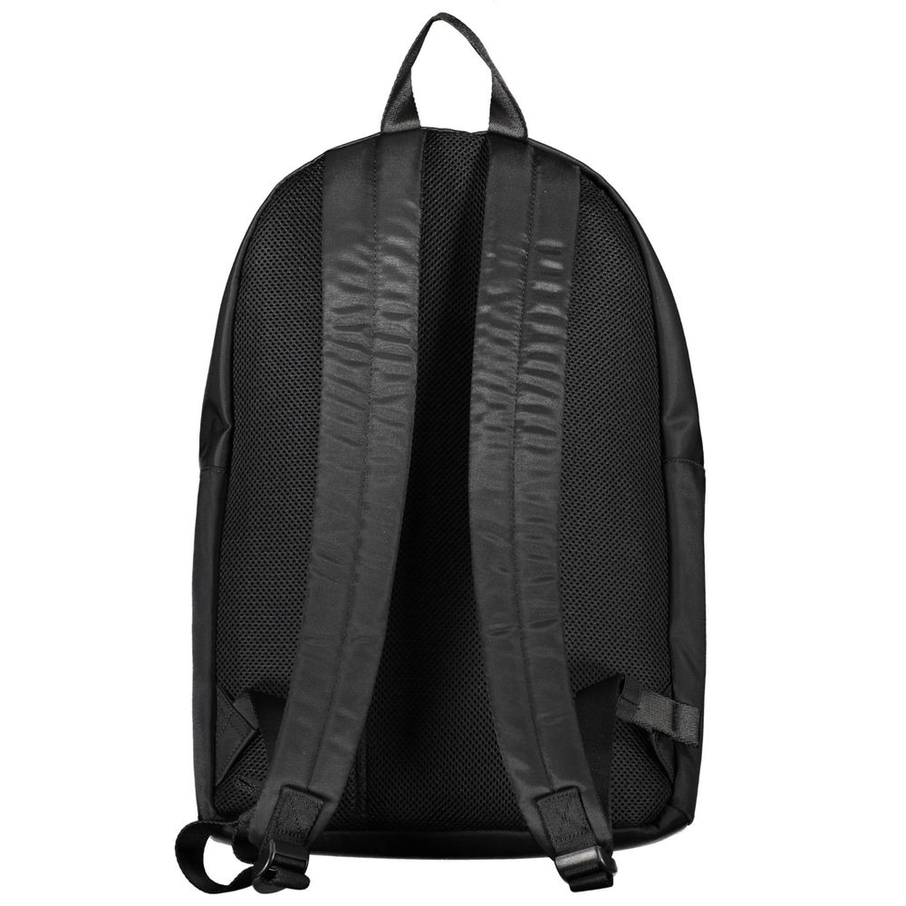 Tommy Hilfiger Black Polyester Men Backpack - ClickThatClicks 