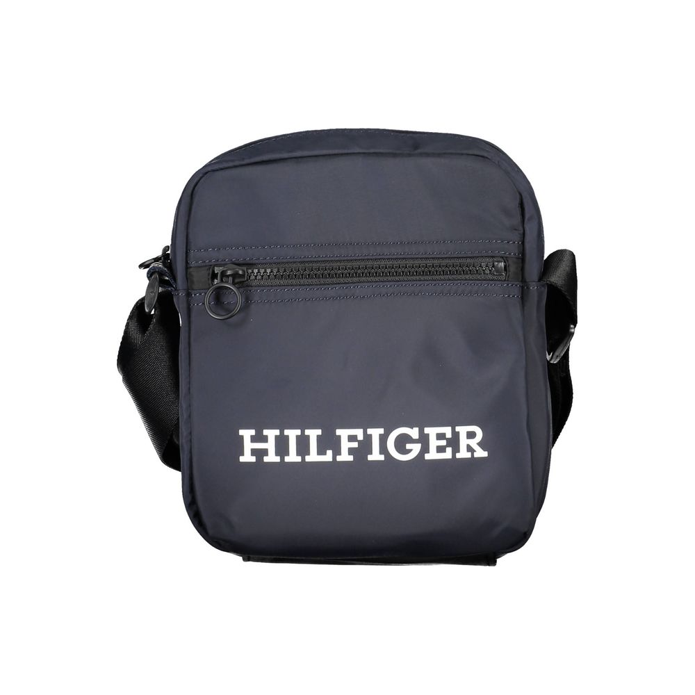 Tommy Hilfiger Blue Polyester Men Shoulder Bag - ClickThatClicks 