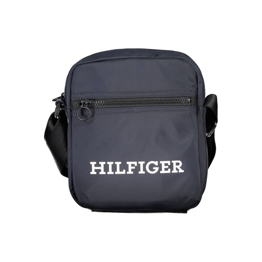 Tommy Hilfiger Blue Polyester Men Shoulder Bag - ClickThatClicks 