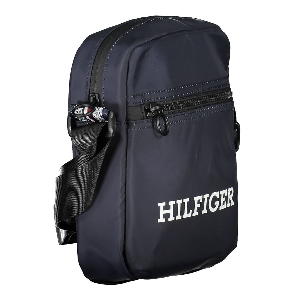 Tommy Hilfiger Blue Polyester Men Shoulder Bag - ClickThatClicks 