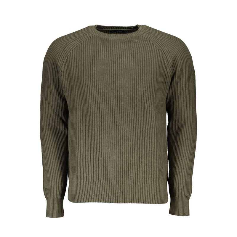 North Sails Green Cotton Men Sweater