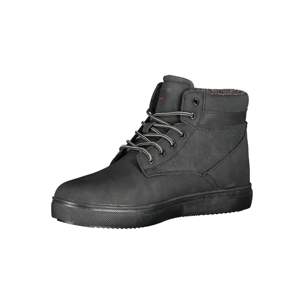 Carrera Black Polyurethane Men's Ankle Boot - ClickThatClicks 