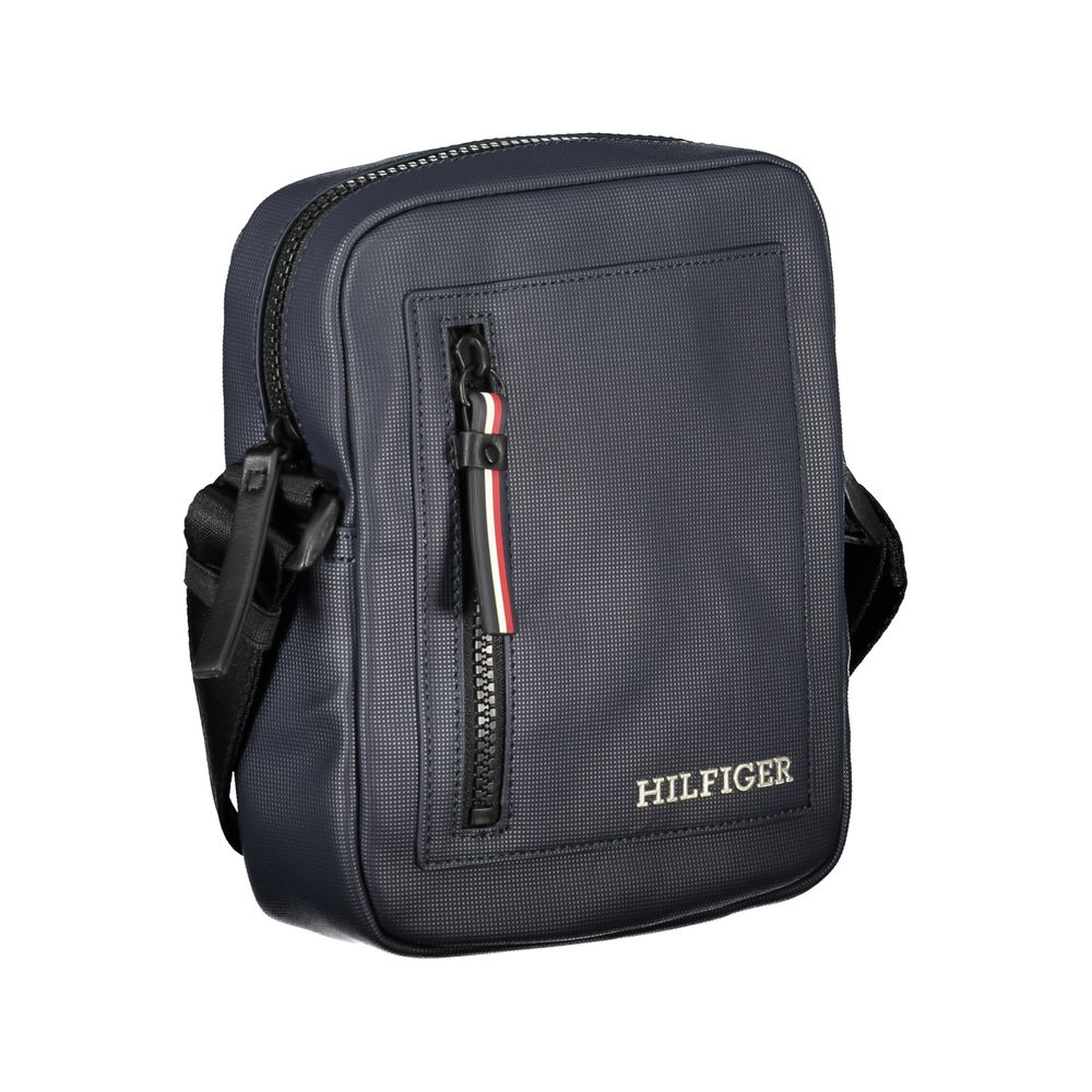 Tommy Hilfiger Blu Poliuretano Men's Shoulder Bag - ClickThatClicks 