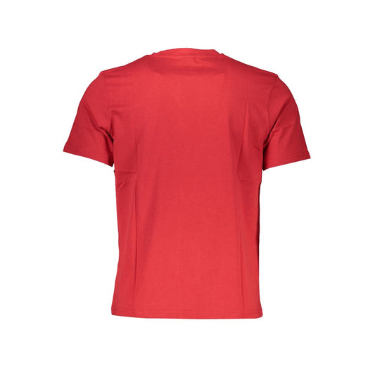 North Sails Red Cotton Men T-Shirt - ClickThatClicks 