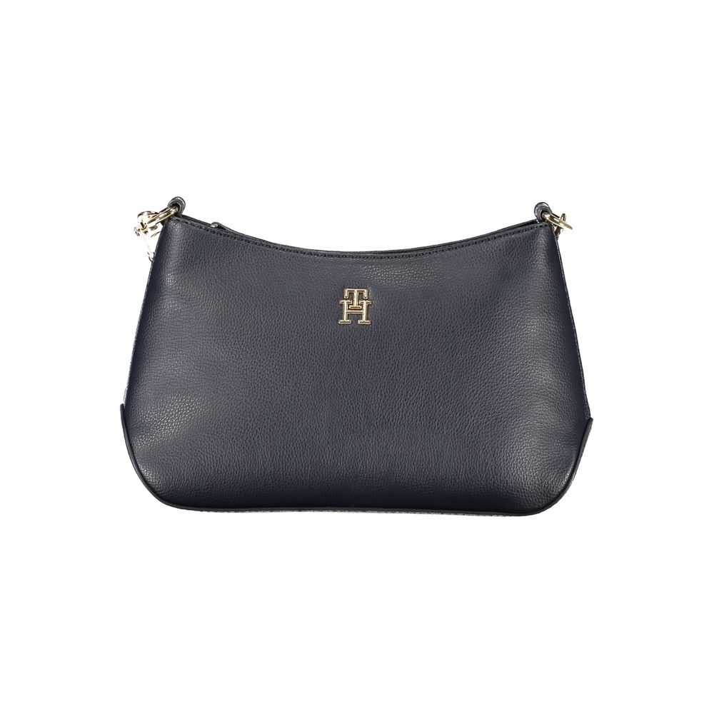 Tommy Hilfiger Blue Polyester Women Shoulder Bag - ClickThatClicks 