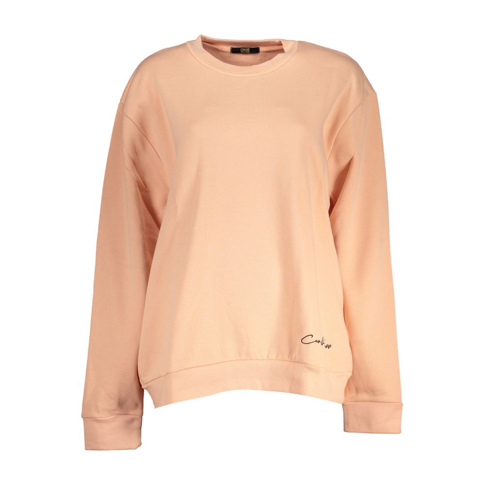 Cavalli Class Rosa Polyester Women's Sweatshirt - ClickThatClicks 