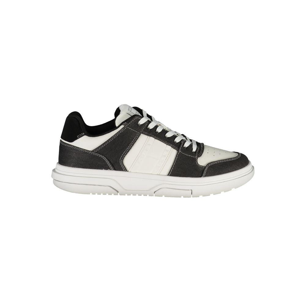 Tommy Hilfiger Nero Polyurethane Men Sneaker - ClickThatClicks 