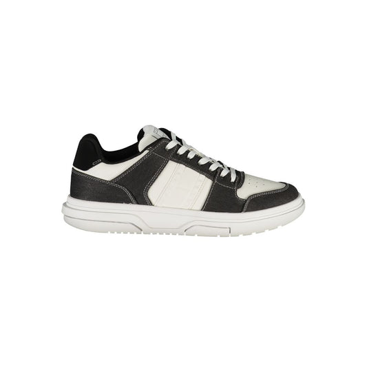Tommy Hilfiger Nero Polyurethane Men Sneaker - ClickThatClicks 
