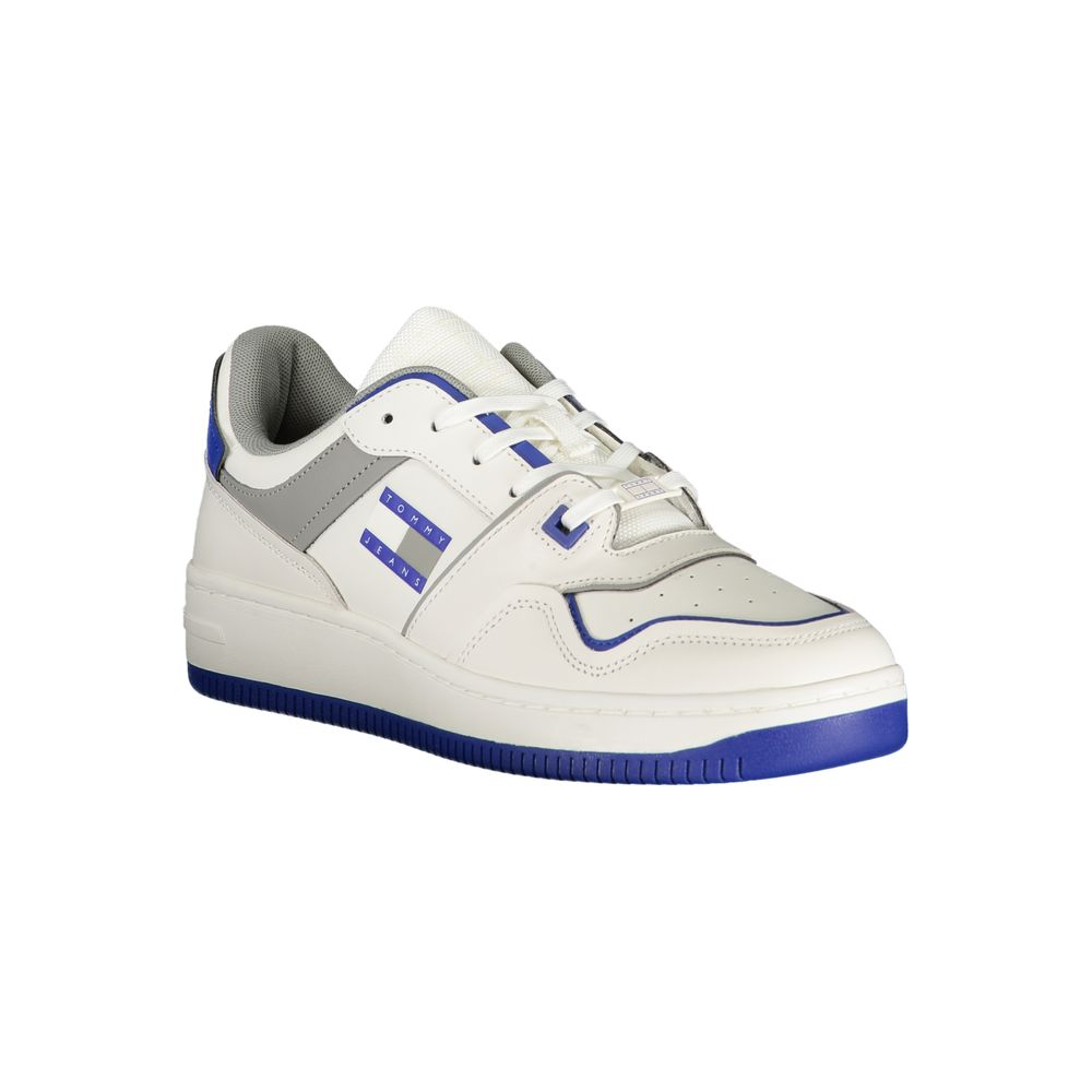 Tommy Hilfiger Royal Blue Polyurethane Men Sneaker - ClickThatClicks 