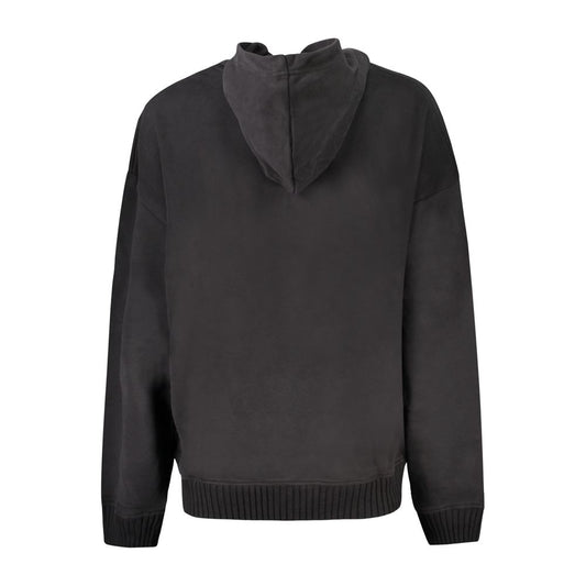 Calvin Klein Black Cotton Women Sweatshirt - ClickThatClicks 