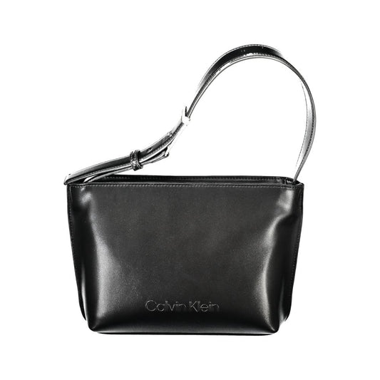 Calvin Klein Black Polyester Woman Shoulder Bag - ClickThatClicks 