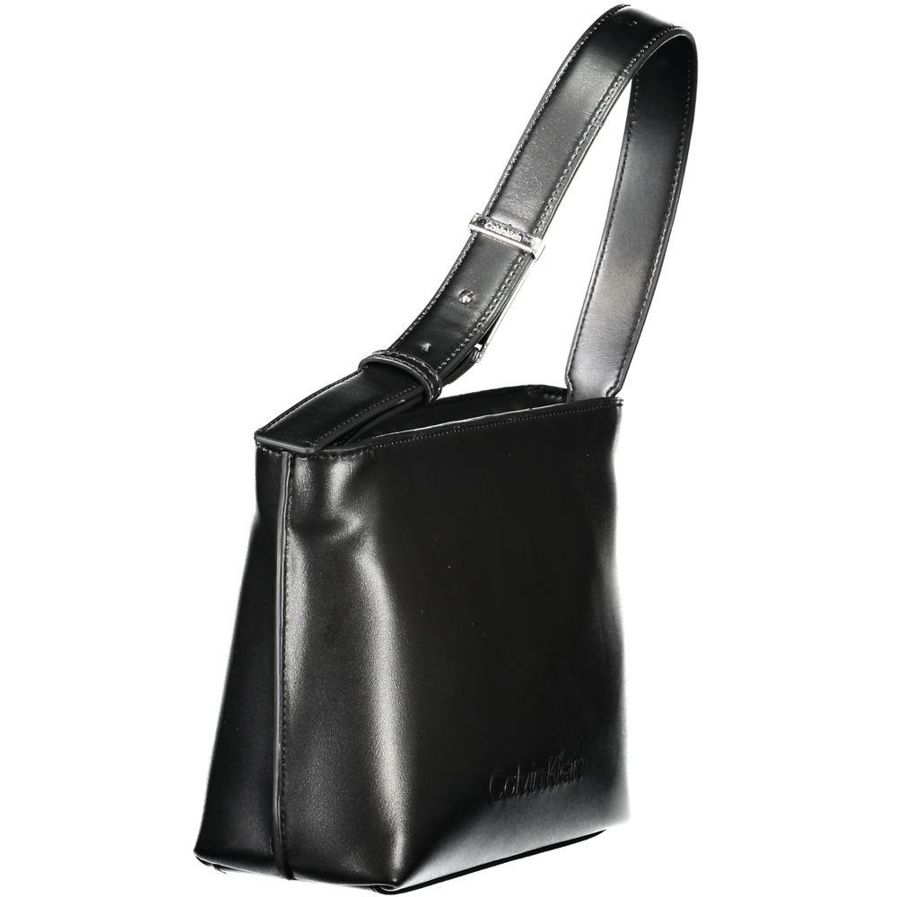 Calvin Klein Black Polyester Woman Shoulder Bag - ClickThatClicks 