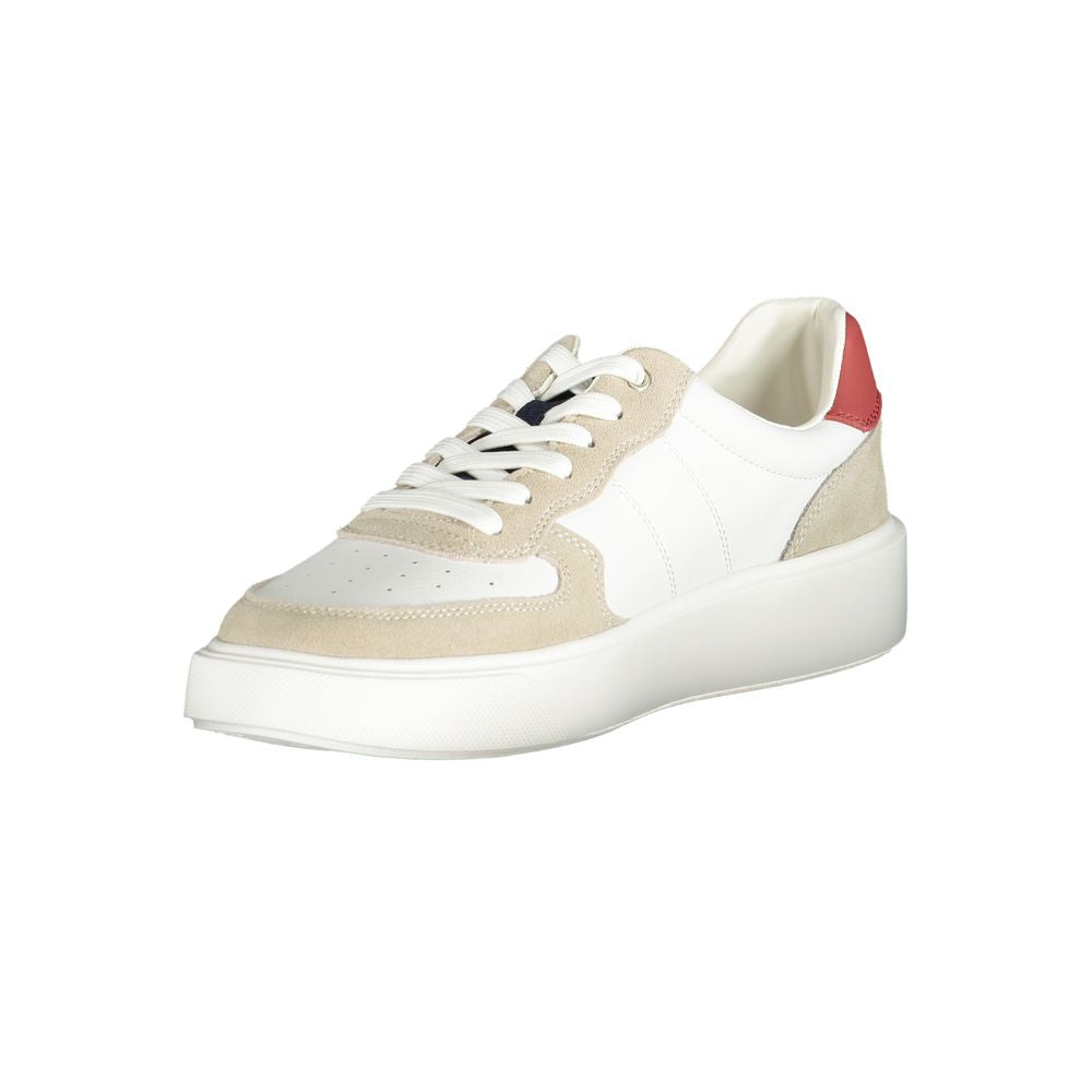 Blauer White Polyurethane Men Sneaker - ClickThatClicks 