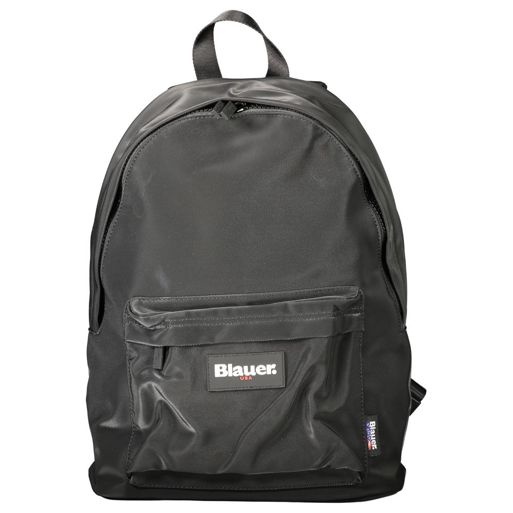 Blauer Black Polyester Men Backpack - ClickThatClicks 
