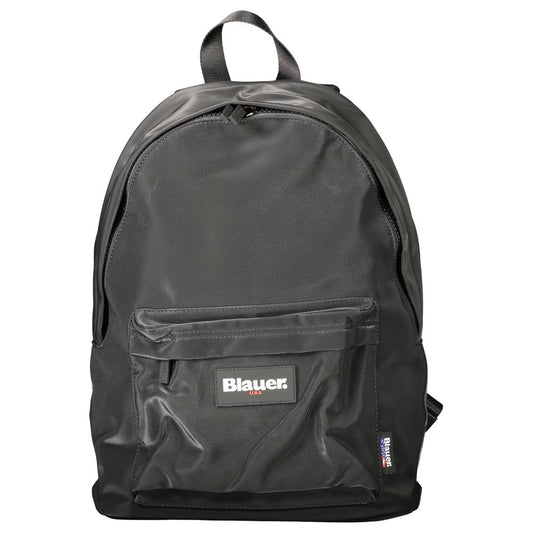 Blauer Black Polyester Men Backpack - ClickThatClicks 