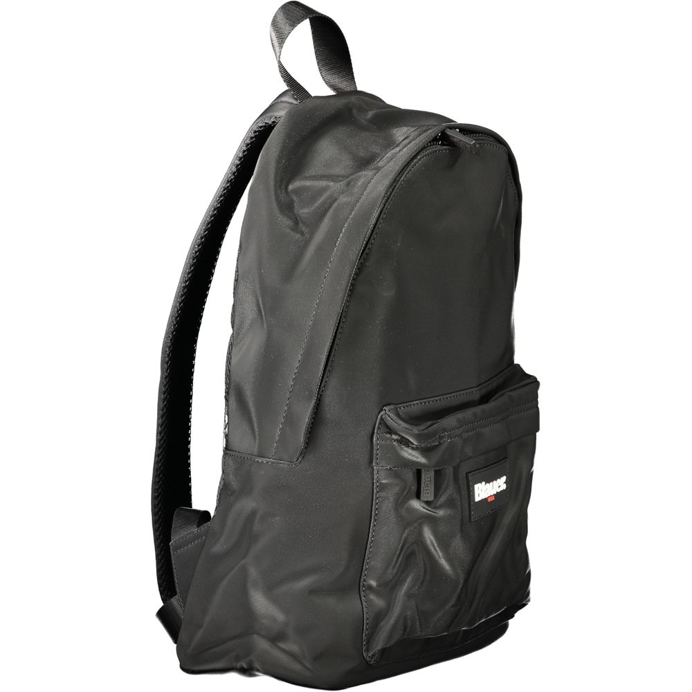 Blauer Black Polyester Men Backpack - ClickThatClicks 