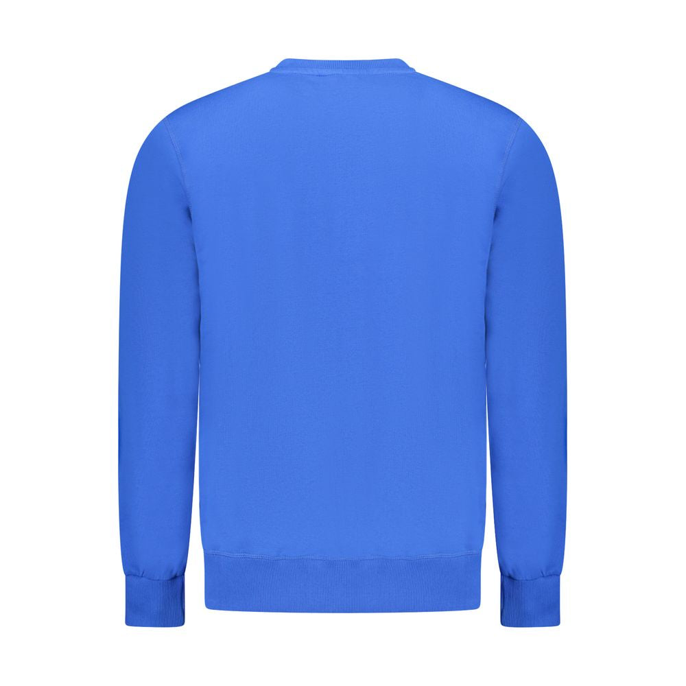 North Sails Blue Cotton Men Sweatshirt - ClickThatClicks 