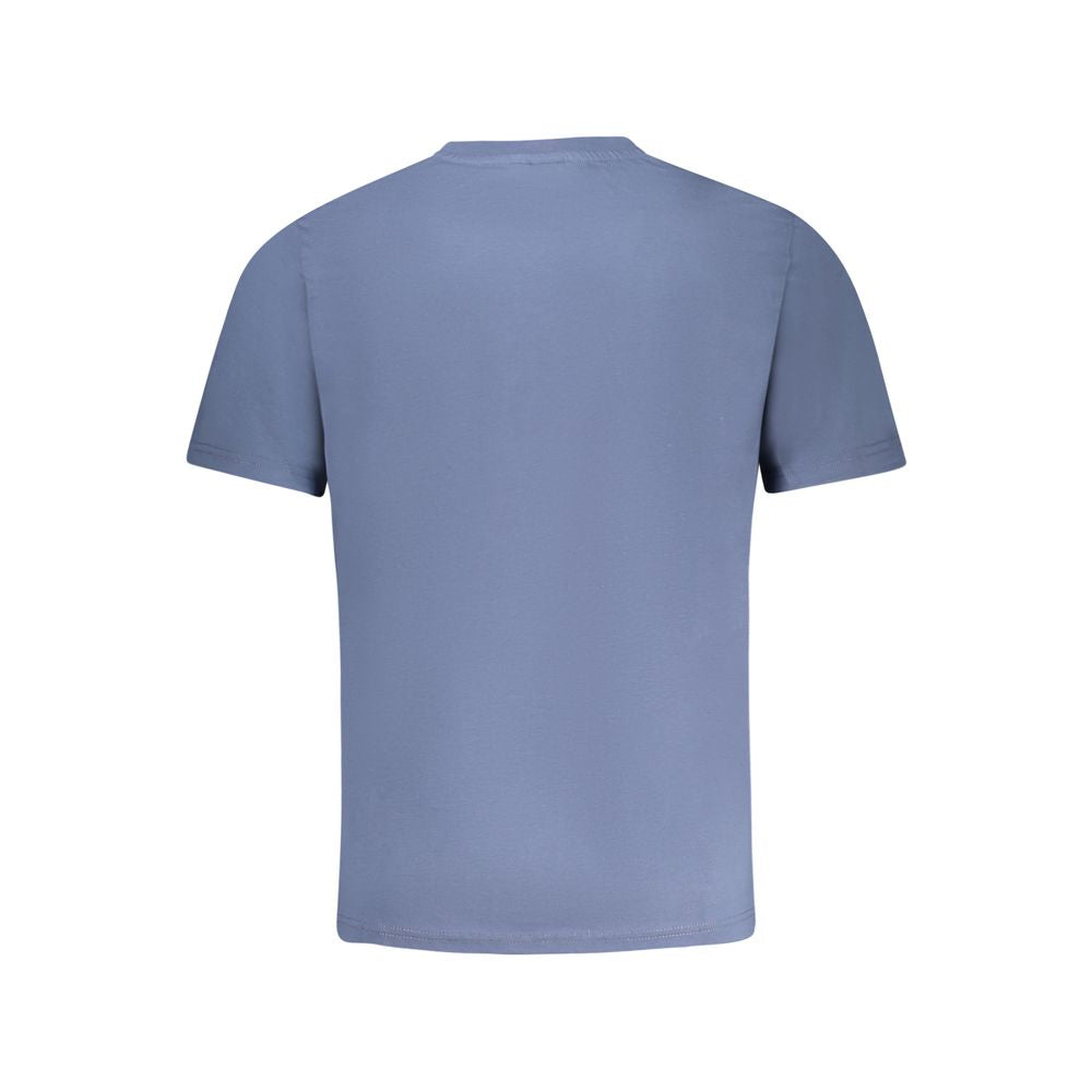 North Sails Blue Cotton Men T-Shirt - ClickThatClicks 