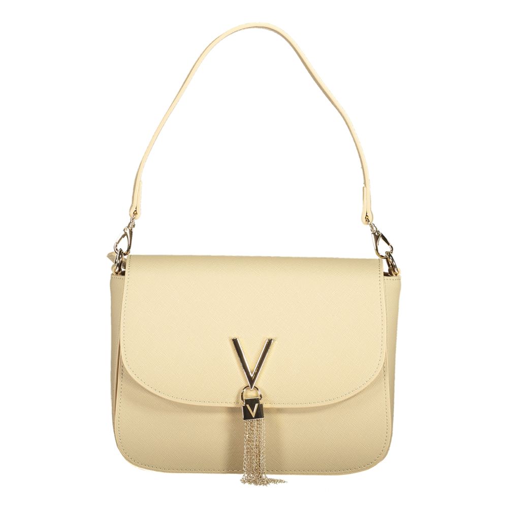 Mario Valentino Beige Polyurethane Women Handbag - ClickThatClicks 