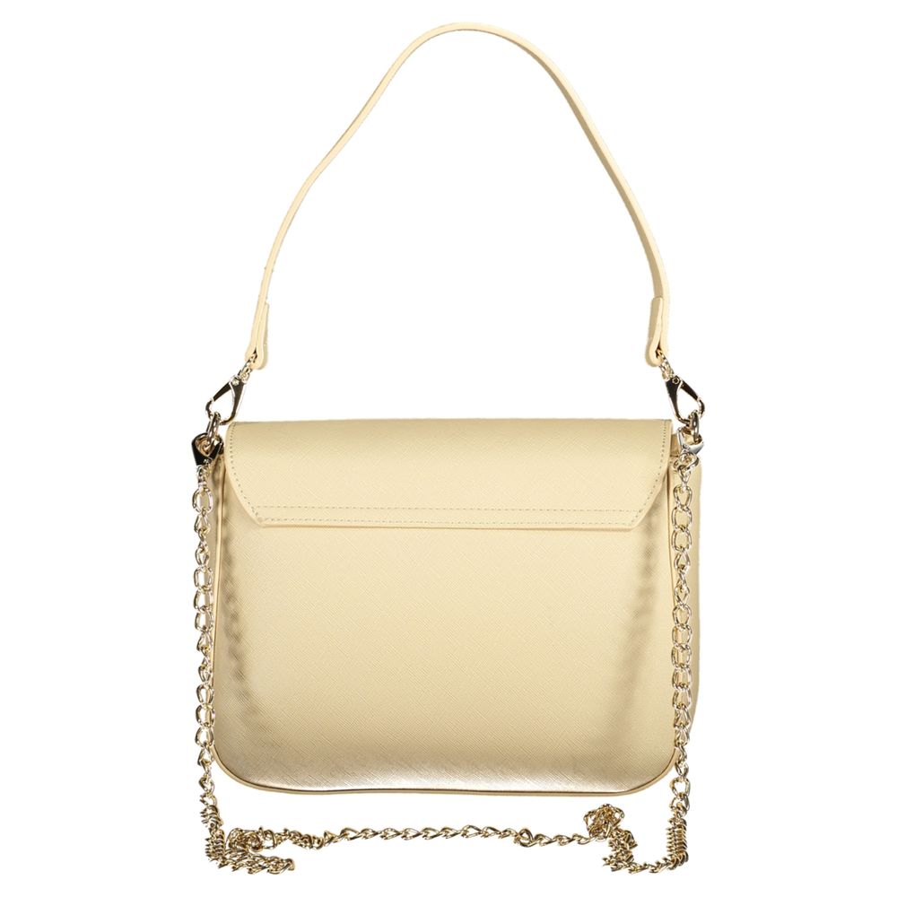 Mario Valentino Beige Polyurethane Women Handbag - ClickThatClicks 