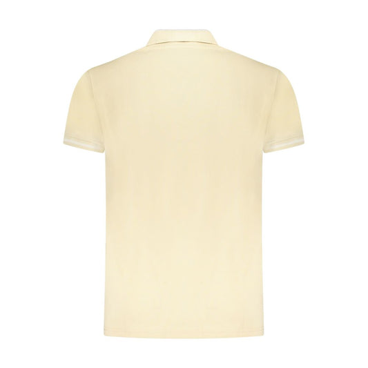 Cavalli Class Beige Cotton Men Polo Shirt - ClickThatClicks 