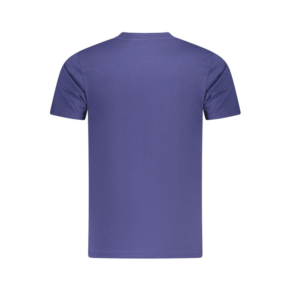 Cavalli Class Blu Cotton Men T-Shirt - ClickThatClicks 