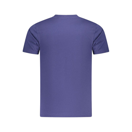 Cavalli Class Blu Cotton Men T-Shirt - ClickThatClicks 