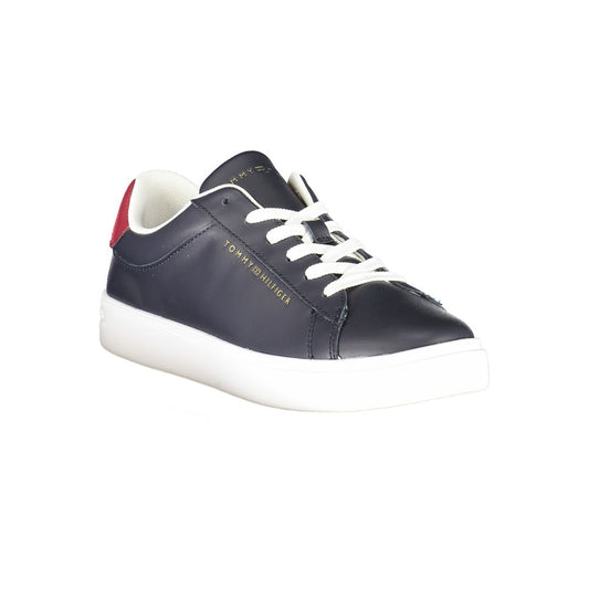 Tommy Hilfiger Blue Polyurethane Women Sneaker - ClickThatClicks 