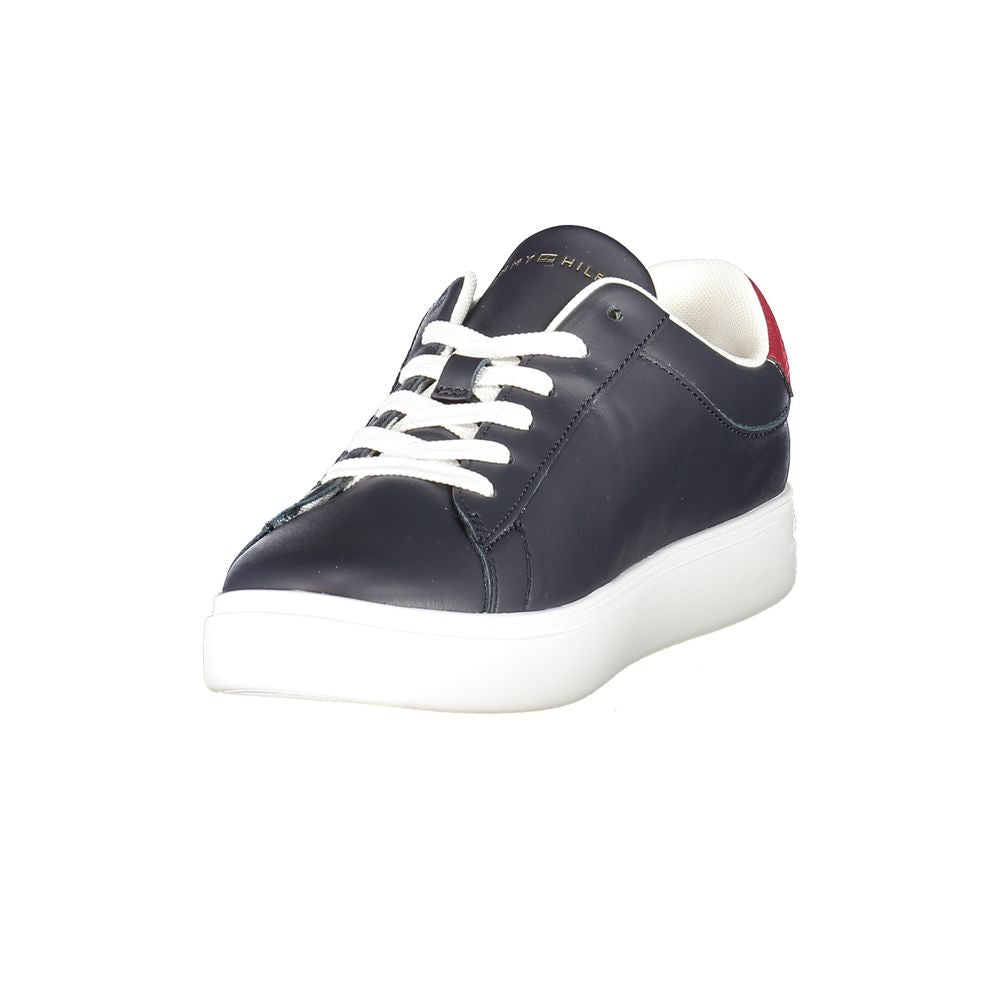 Tommy Hilfiger Blue Polyurethane Women Sneaker - ClickThatClicks 