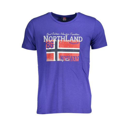 Norway 1963 Blu Cotton Men T-Shirt - ClickThatClicks 