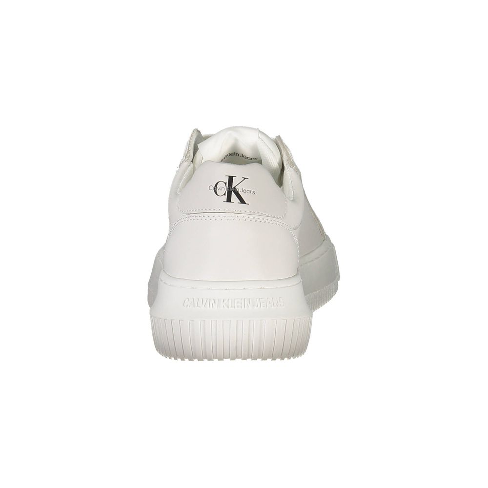 Calvin Klein White Polyester Women Sneaker - ClickThatClicks 